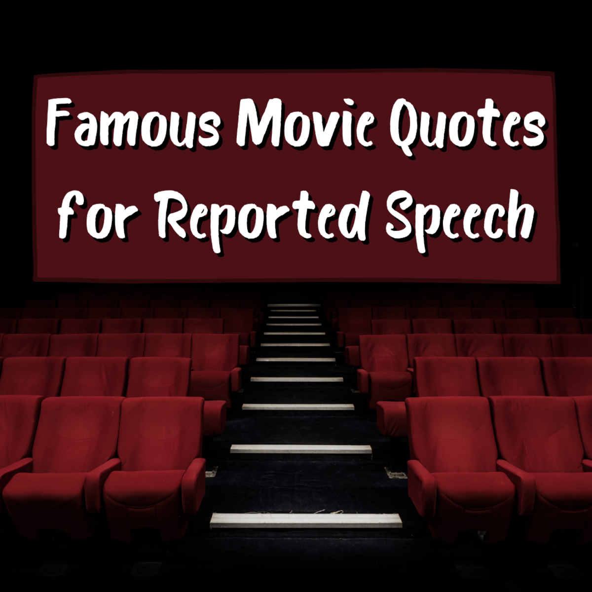 Utilizing famous movie quotes is a fun way to help you students understand and practise reported speech.