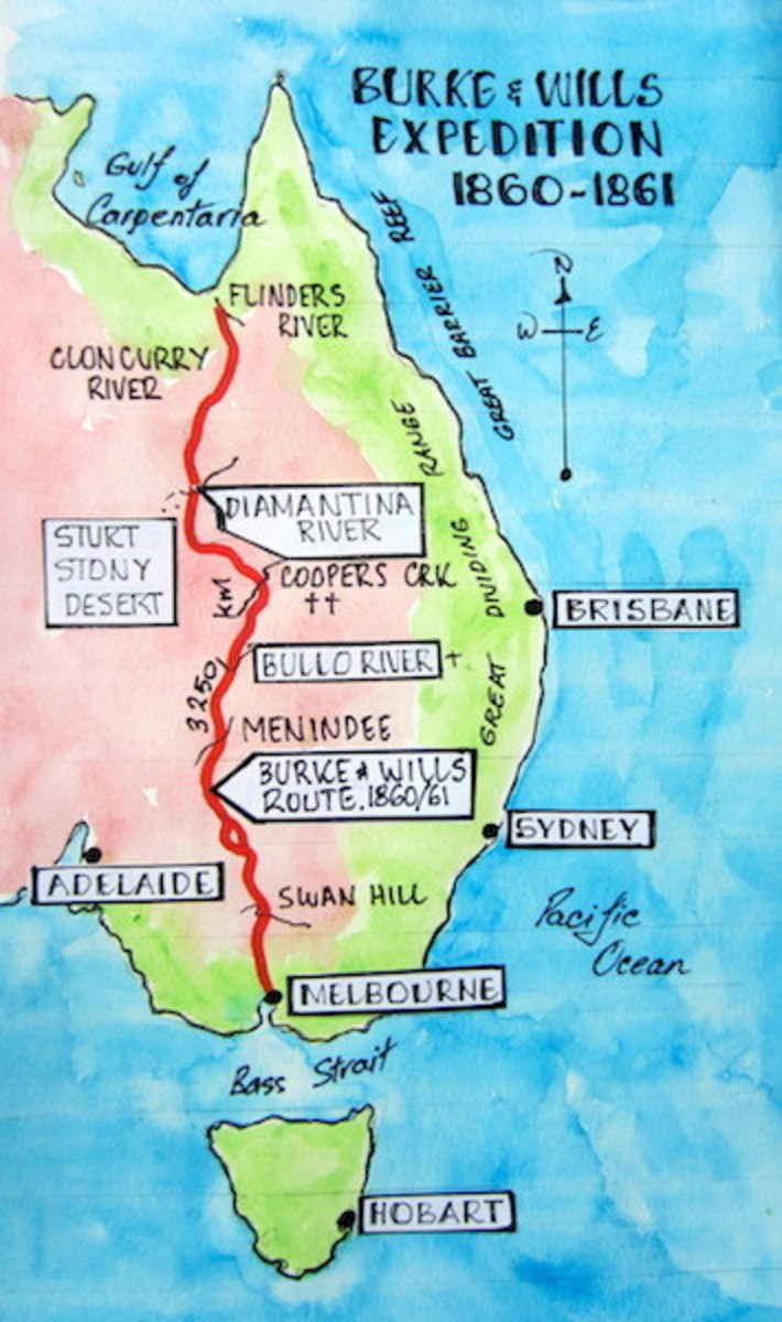 The Tragic 2000-Mile 1860 Expedition of Australia
