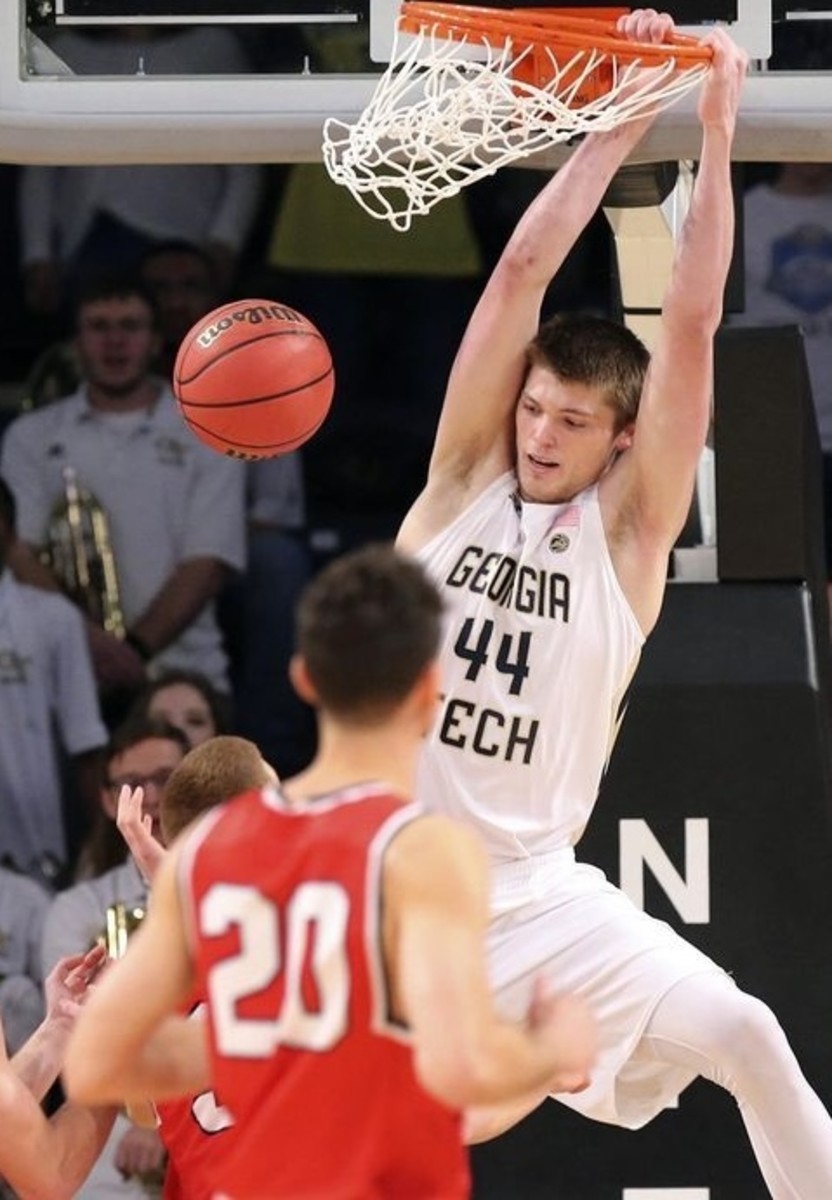 Ben Lammers played all the minutes for Georgia Tech.