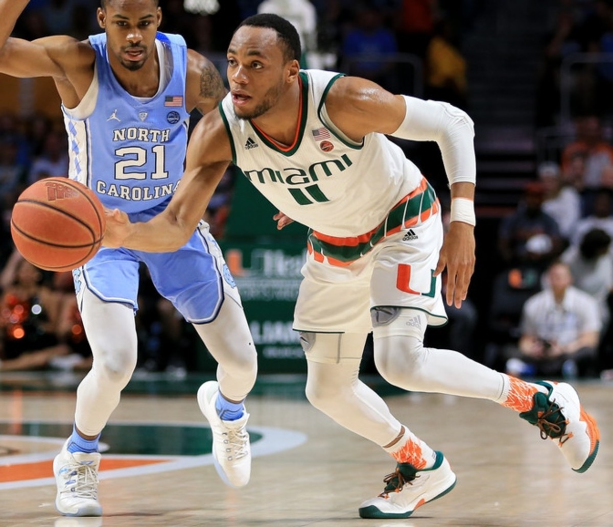 Sophomore Bruce Brown could be the elder statesman of Miami's starting perimeter.