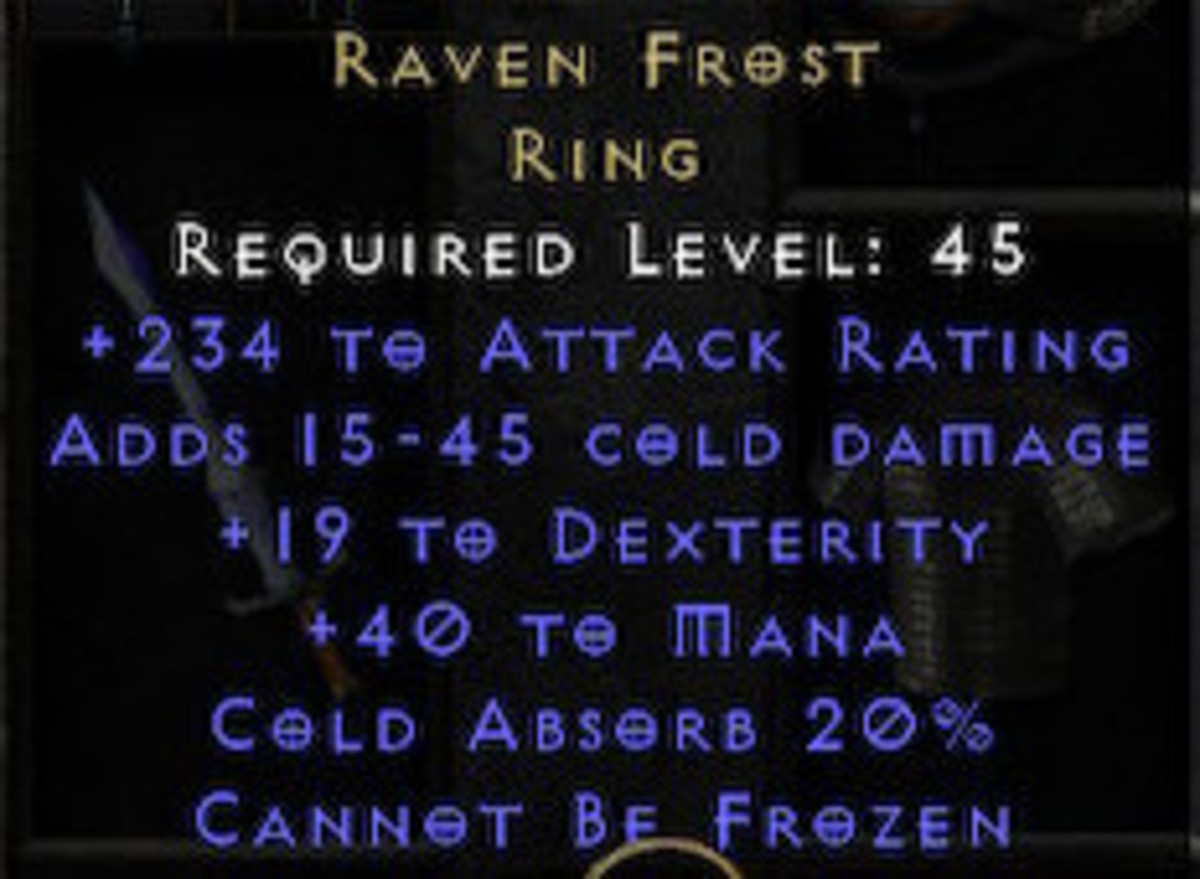 This ring gives a massive boost to cold resistance.