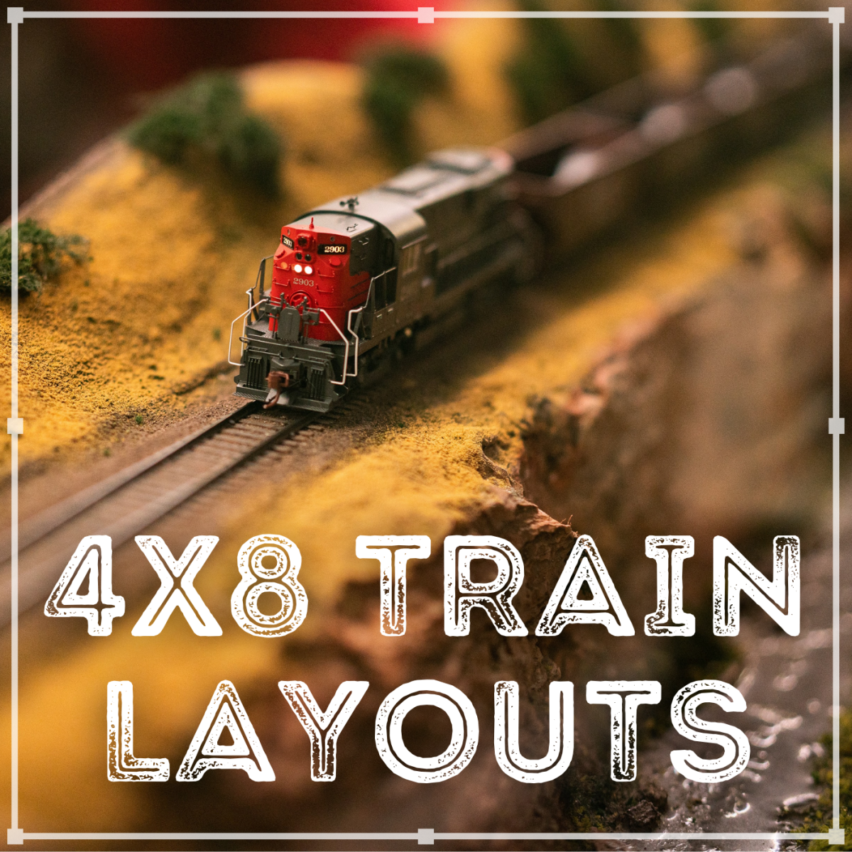 4x8 Train Layout Plans in HO Scale