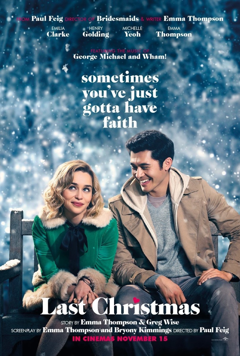 The theatrical and promotional poster for the movie, Last Christmas.