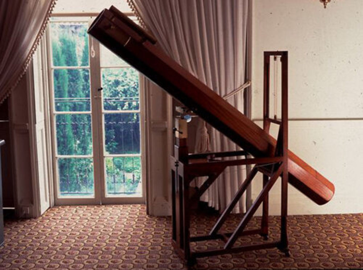 You can find a replica of William Herschel's 7-foot-long, homemade telescope at the Herschel Museum of Astronomy in Bath, England. Herschel's sister Caroline was also a noted astronomer, and you can learn about them both at the museum.