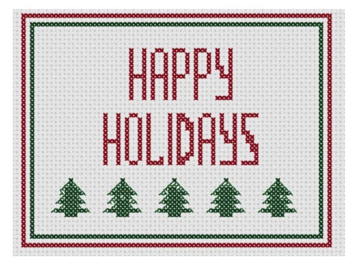 free Christmas cross stitch patterns 2012
