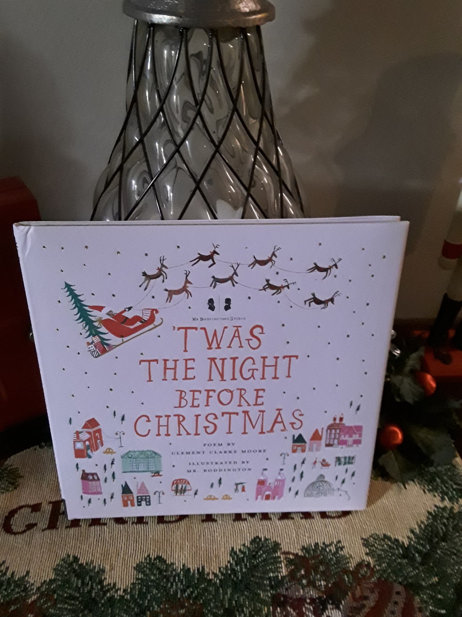 The Night Before Christmas Re-Visited With Mr. Boddington's Creative Illustrations in Picture Book for the Holidays