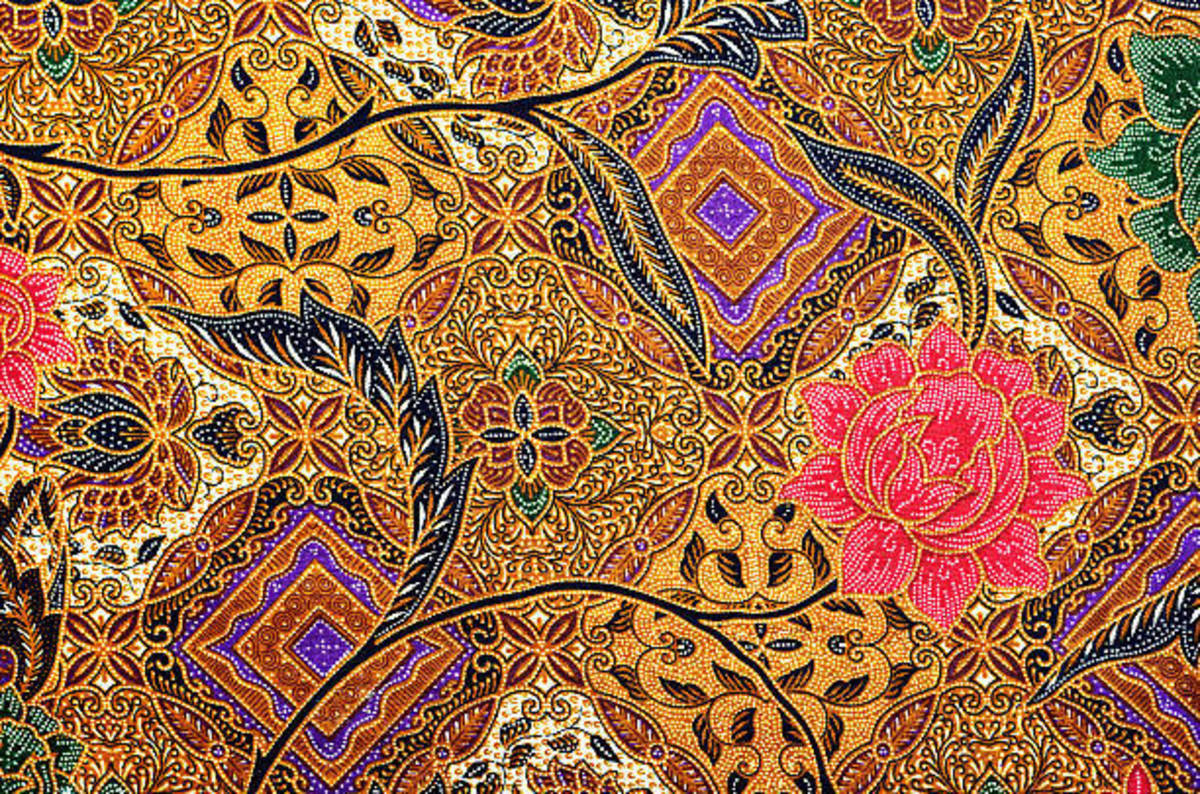 Batik is a textile art form that involves overlapping colors on fabric. This article discusses what batik is and explains its history and technique.
