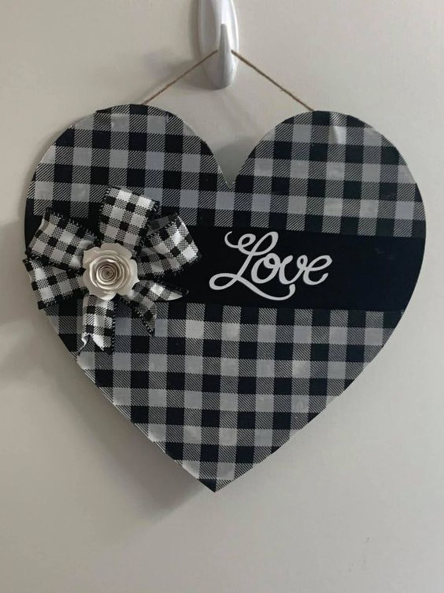 Black and White Love Heart