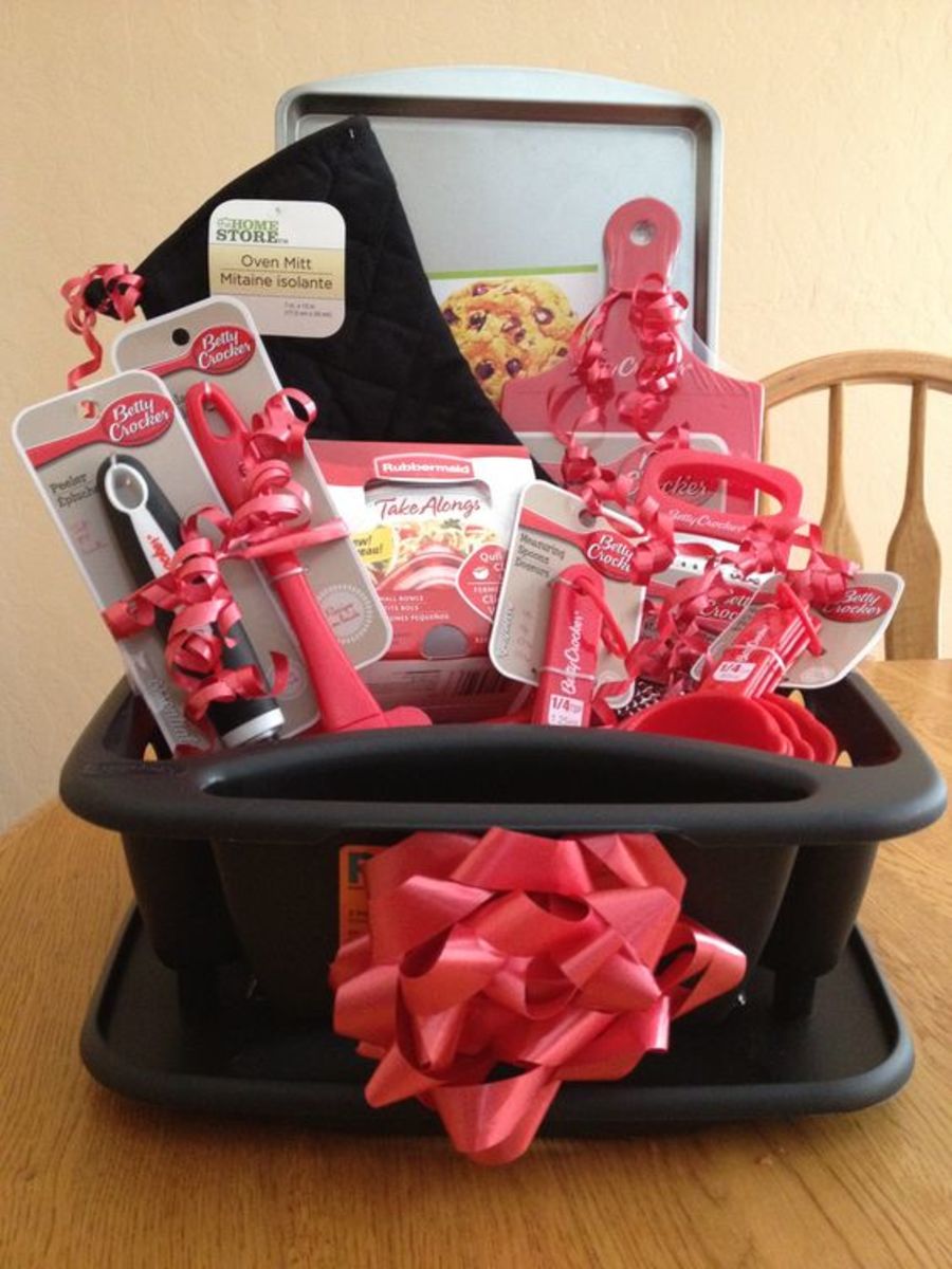 share the joy. | Baking gift basket, Raffle baskets, Baking basket