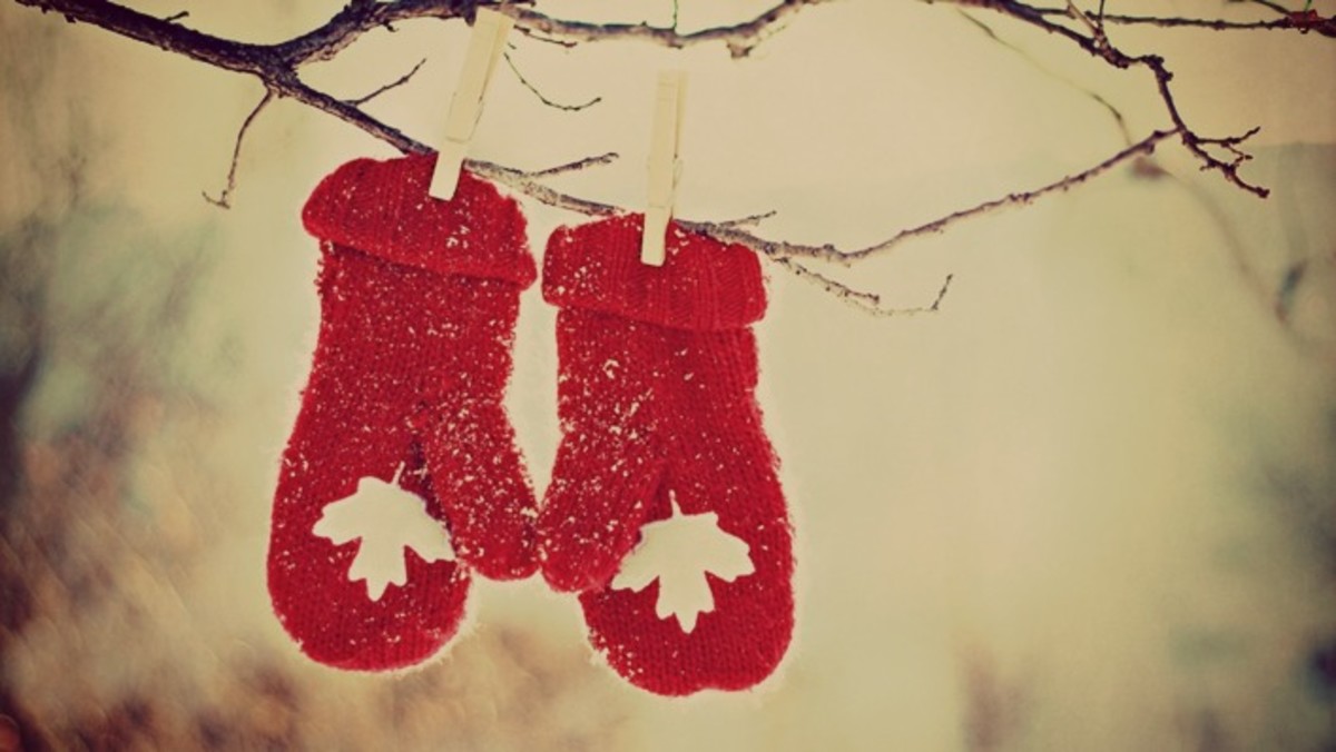 Canadian mittens to keep you warm ~