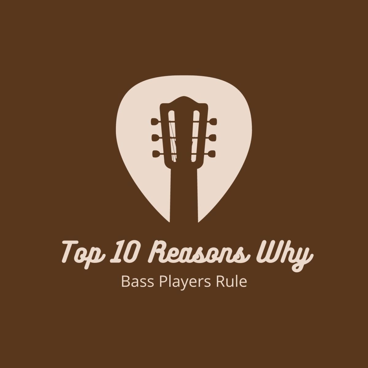 Bass players rule and here's why!