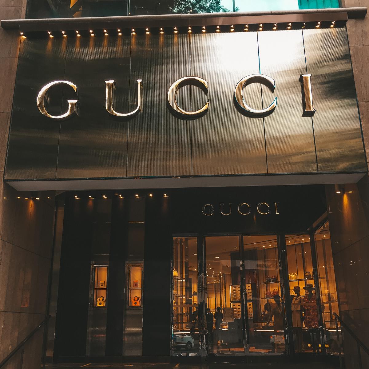 Gucci is an iconic fashion house.