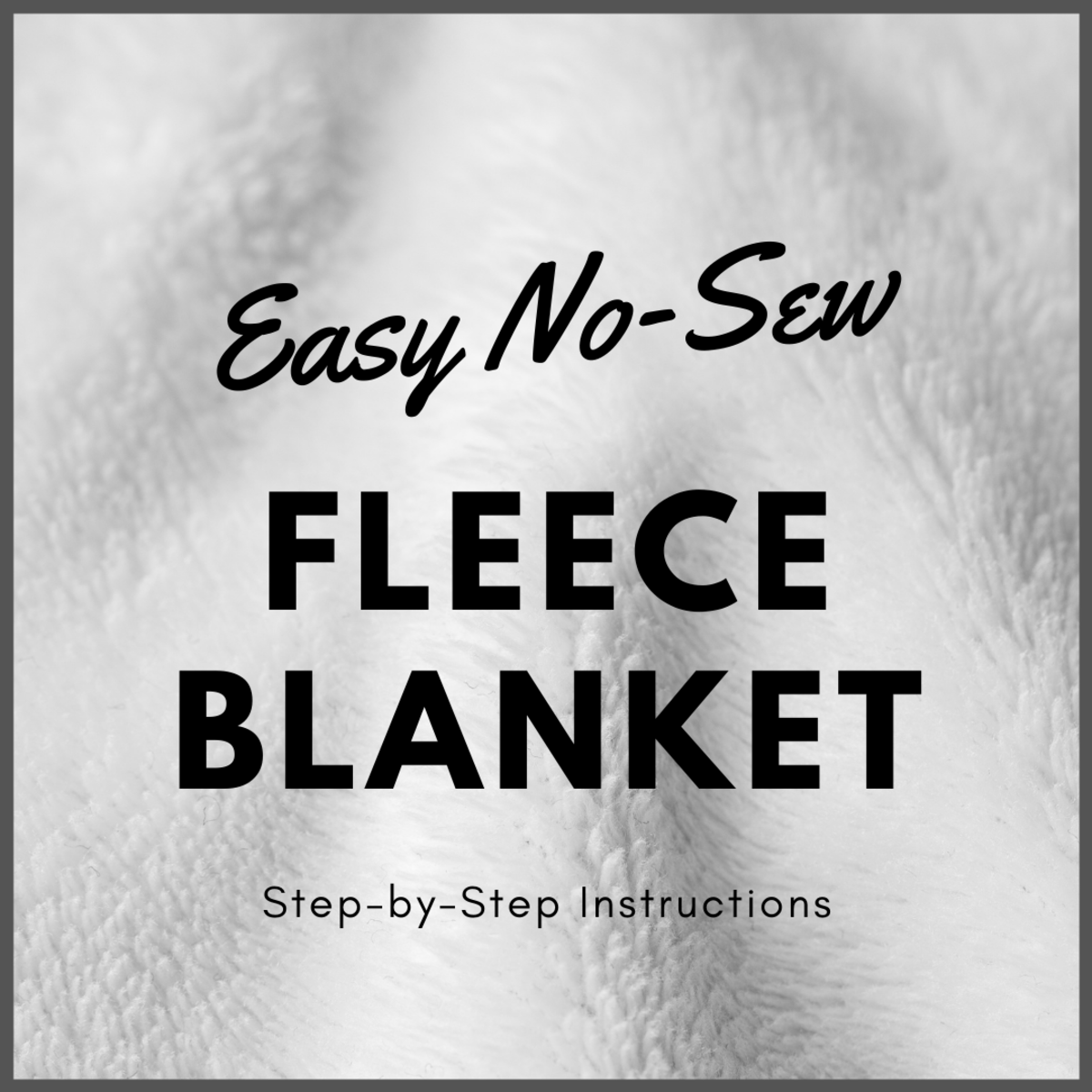 How to Make an Easy No-Sew Tie Fleece Blanket