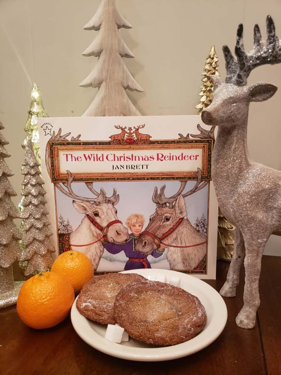 "The Wild Christmas Reindeer" and orange ginger cookies