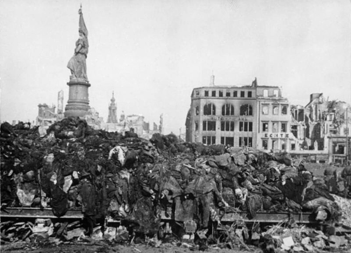 Result of the Dresden bombing