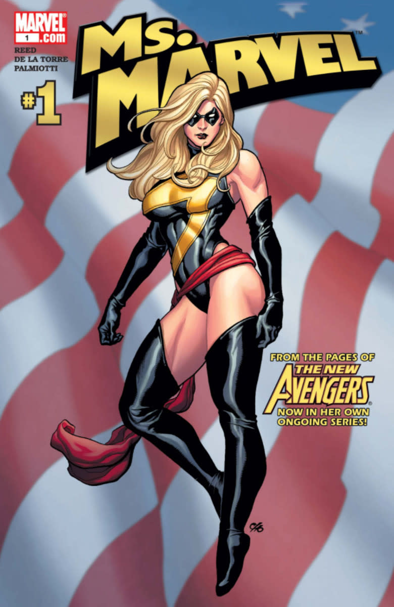 Cover to Ms. Marvel #1 volume 2