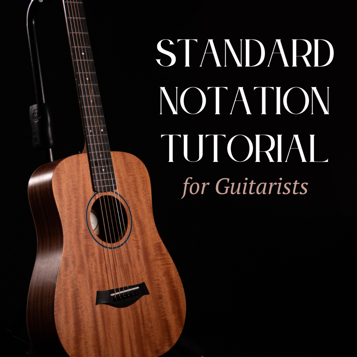 Follow along with this tutorial to learn about standard music notation for guitar.