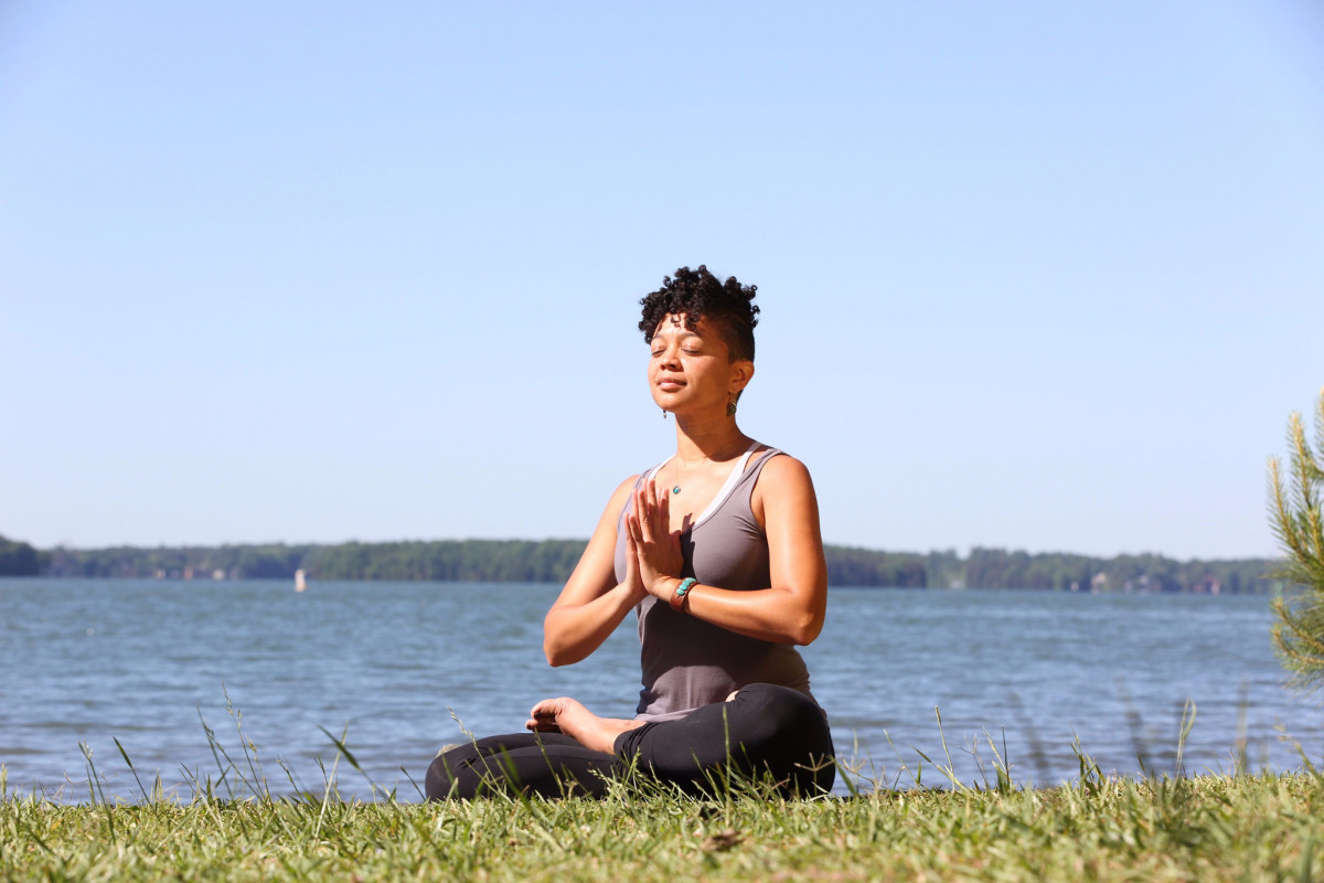 Relieve stress and anxiety by practicing mindful meditation techniques.