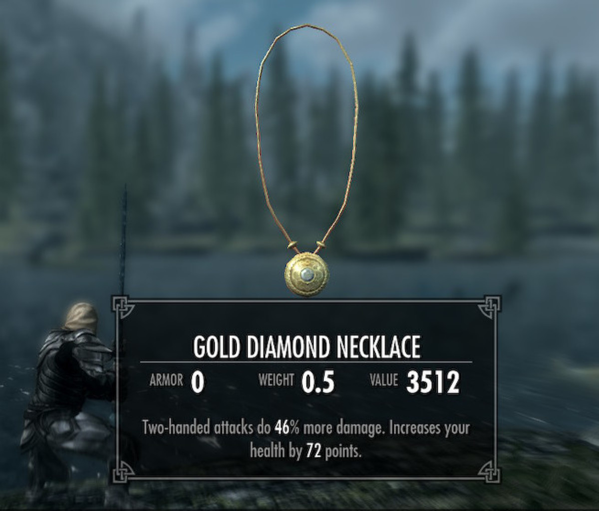 This necklace can boost damage and health.