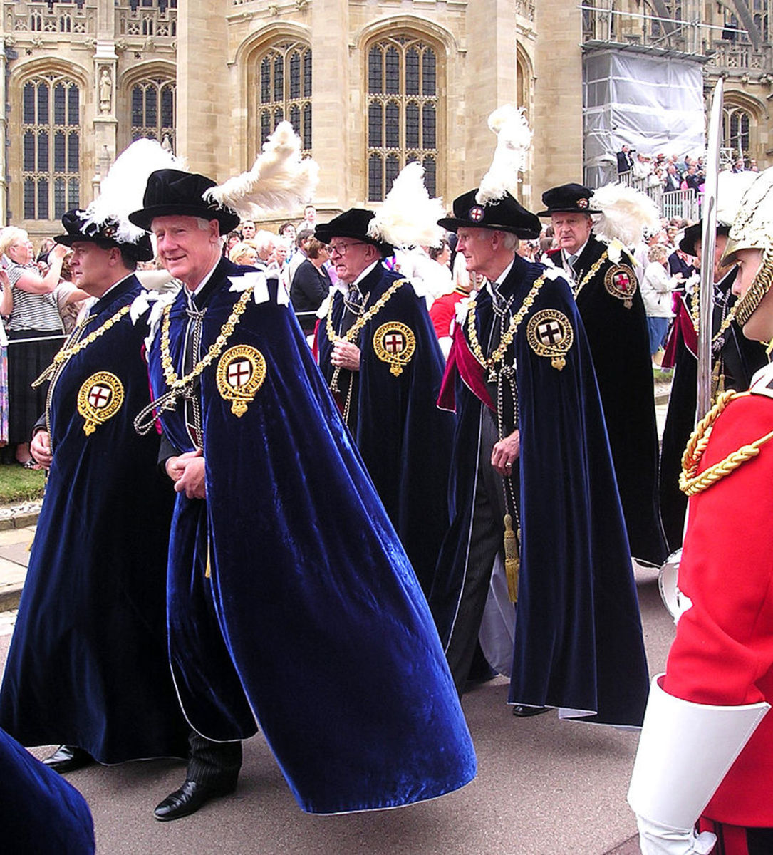 The annual procession of the Knights and Ladies of the Order of the Garter.