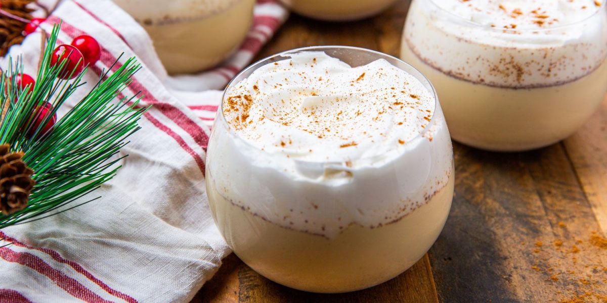 Eggnog—with just a sprinkle of nutmeg—is a time-honored holiday tradition.