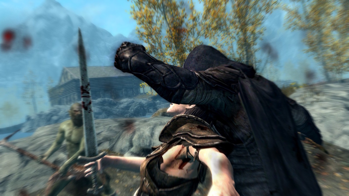 Assassinating enemies with the help of Shadow Warrior perk.  Copyright Bethesda Softworks LLC