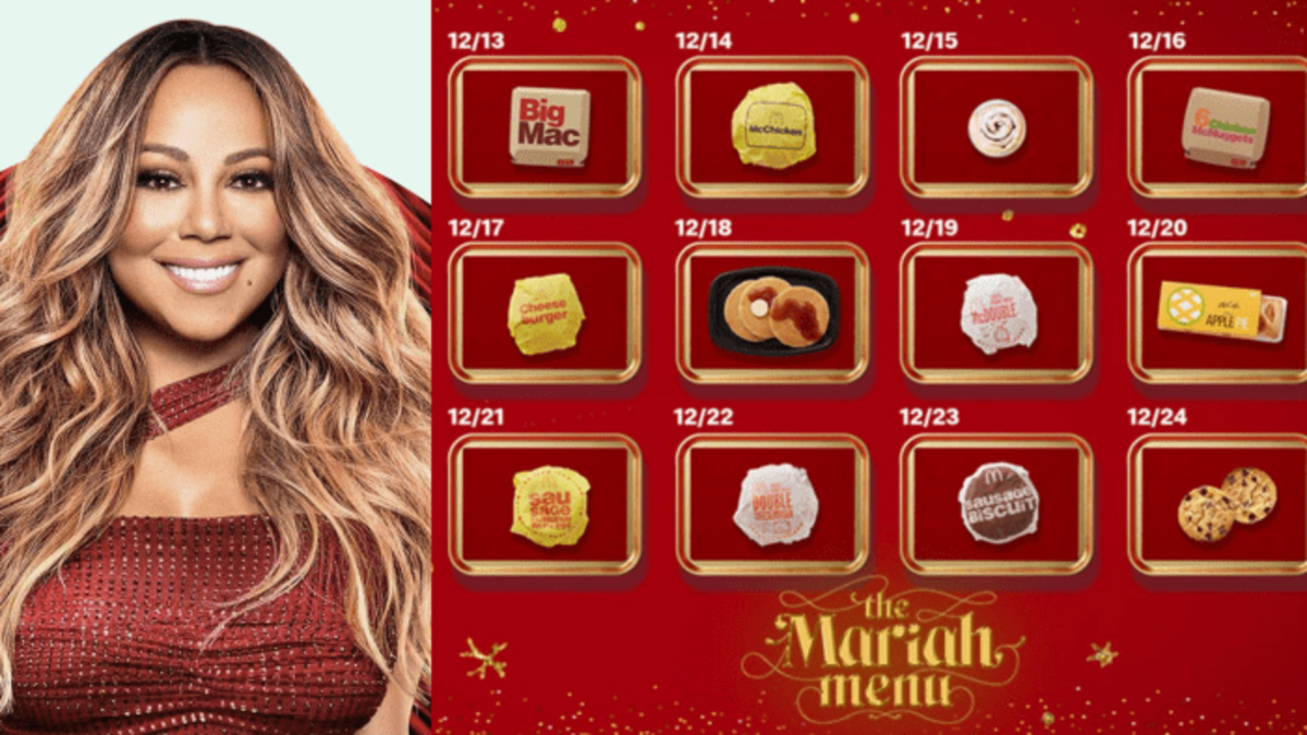 McDonald's Giving Away Free Food Until Christmas Eve Paid for by Mariah Carey