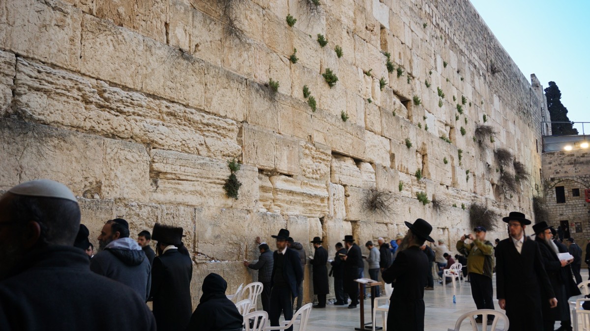 Jews at the Western Wall, Jerusalem