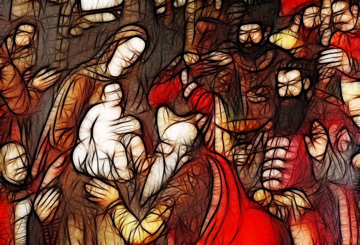The birth of a messianic figure - an artist impression