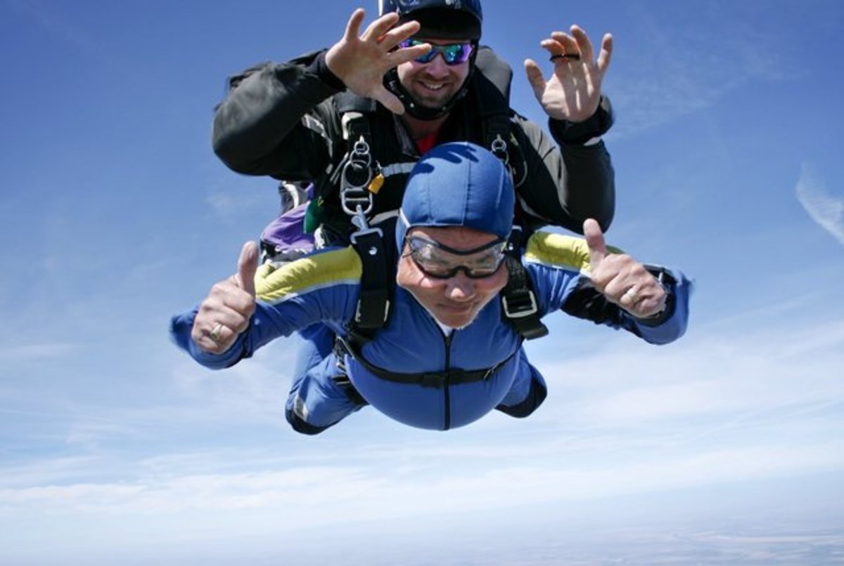 Having the Heart of a Sky Diver