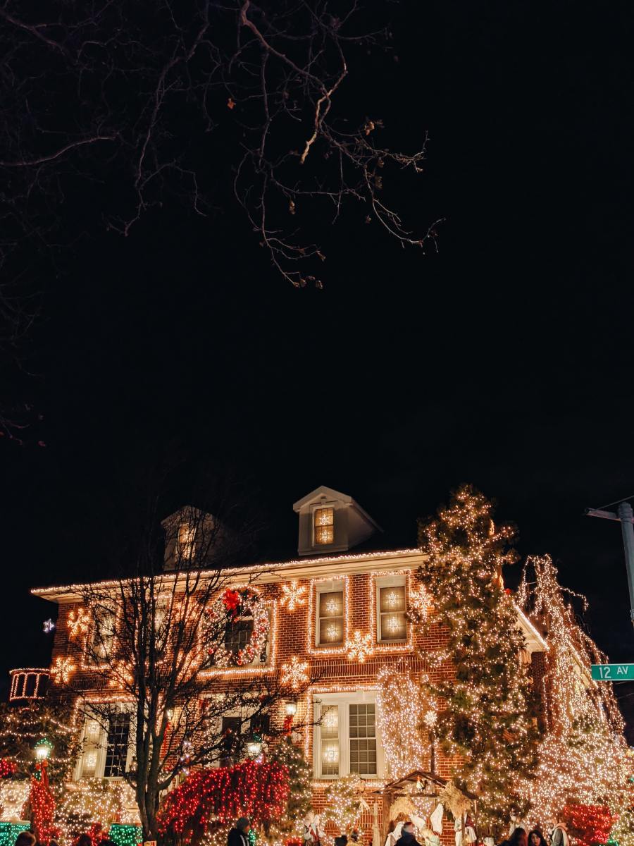 Find a neighborhood in your city that decorates houses to the nines!
