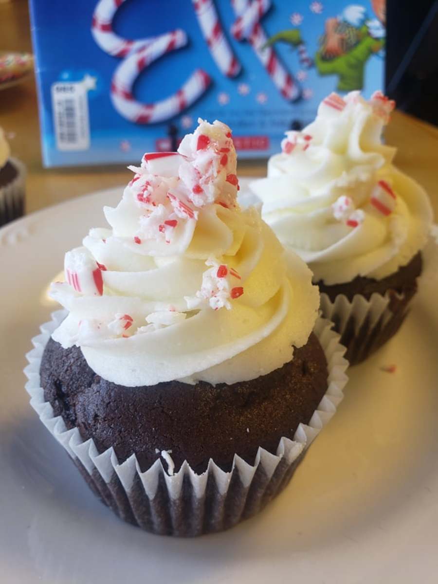 how-to-catch-and-elf-book-discussion-and-chocolate-peppermint-cupcake-recipe