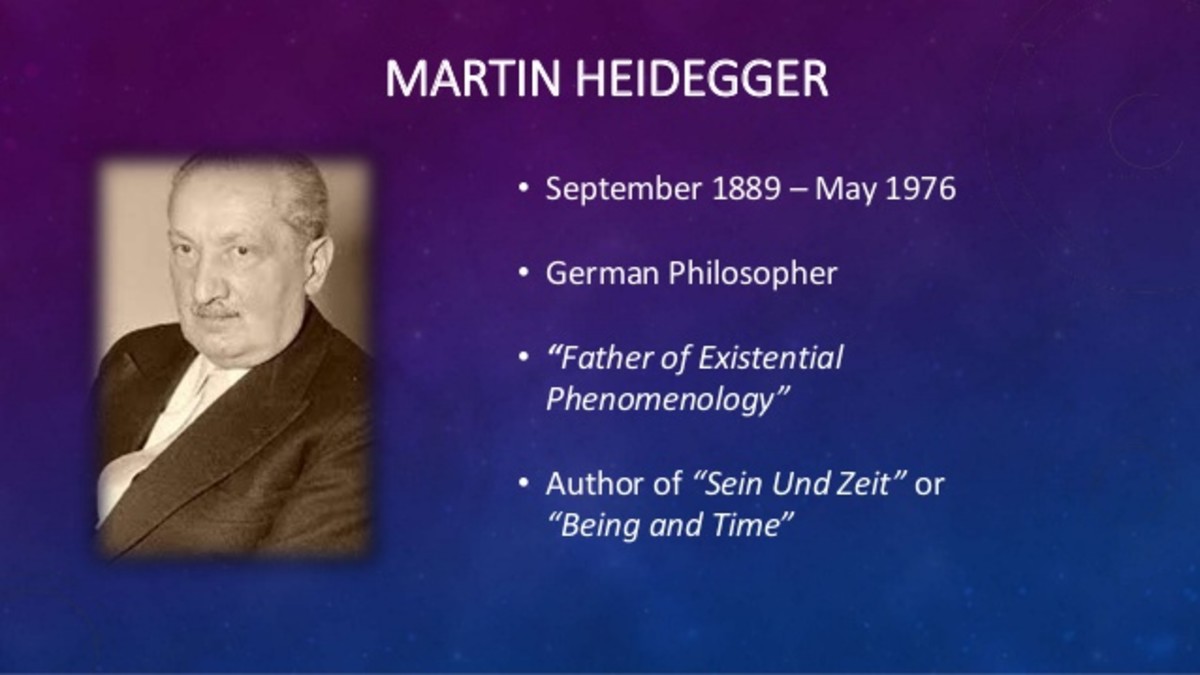 The technological vision of the world of Martin Heidegger.
