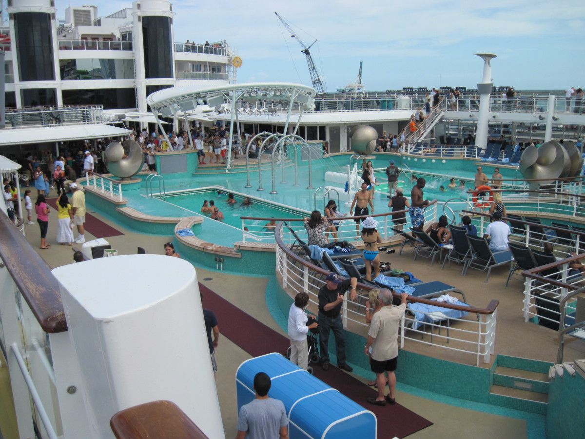 Swimming pools on the Norwegian Epic