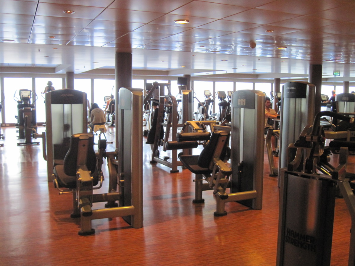 Work out center on the Norwegian Epic
