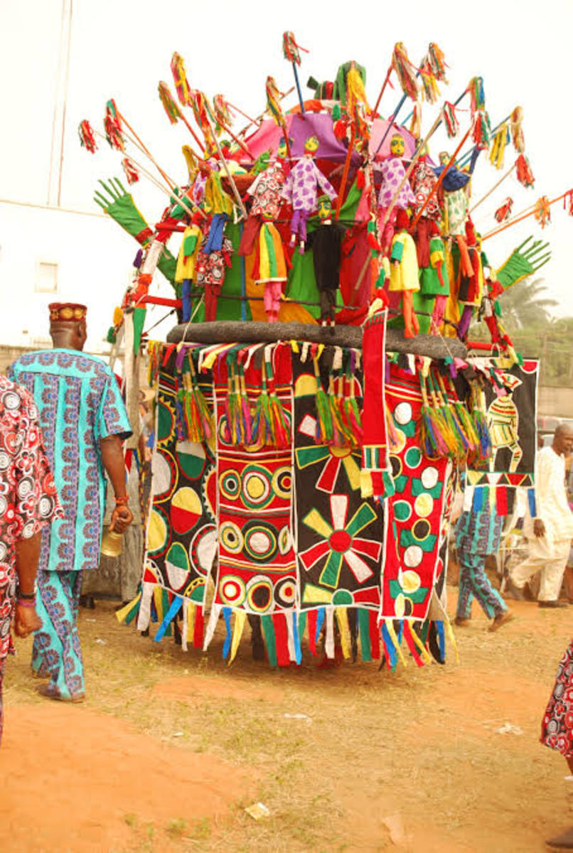 Funeral Ceremony of a Titled Man in Awkuzu, Anambra State, Nigeria