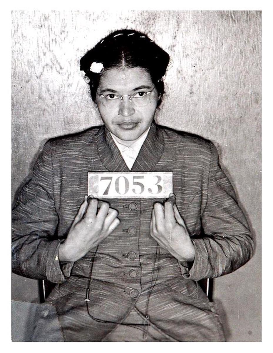 Rosa Parks with Arrest Number