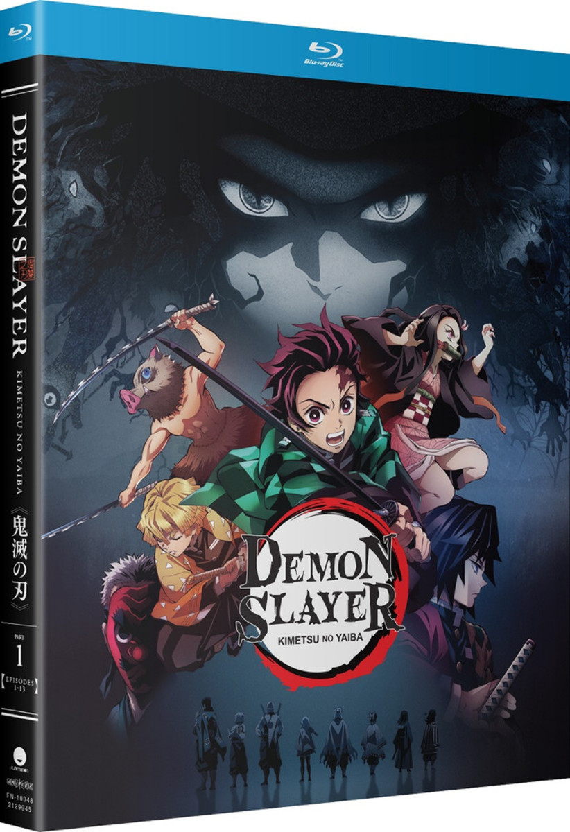 "Demon Slayer: Kametsu No Yaiba" official standard blu-ray cover.
