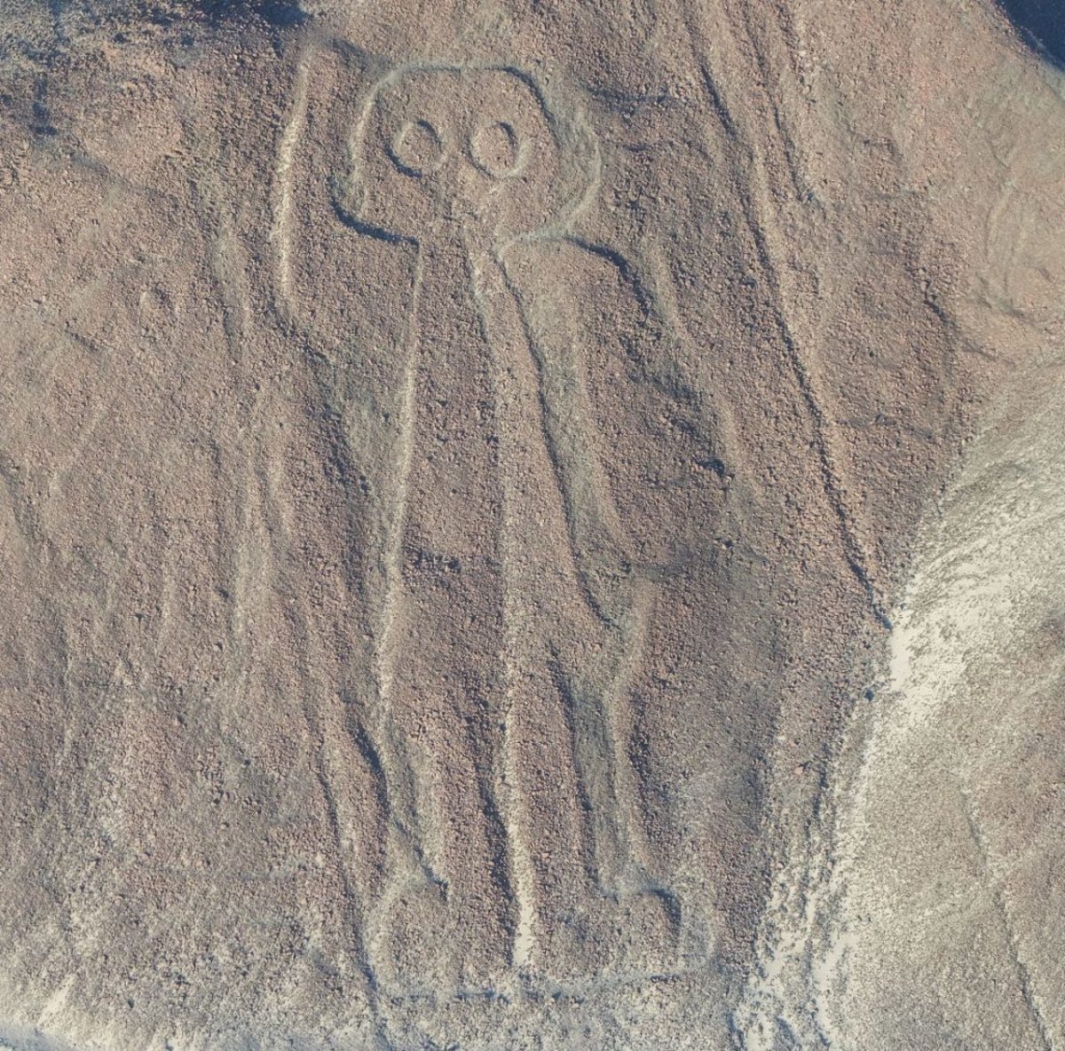 Geoglyph called The Astronaut