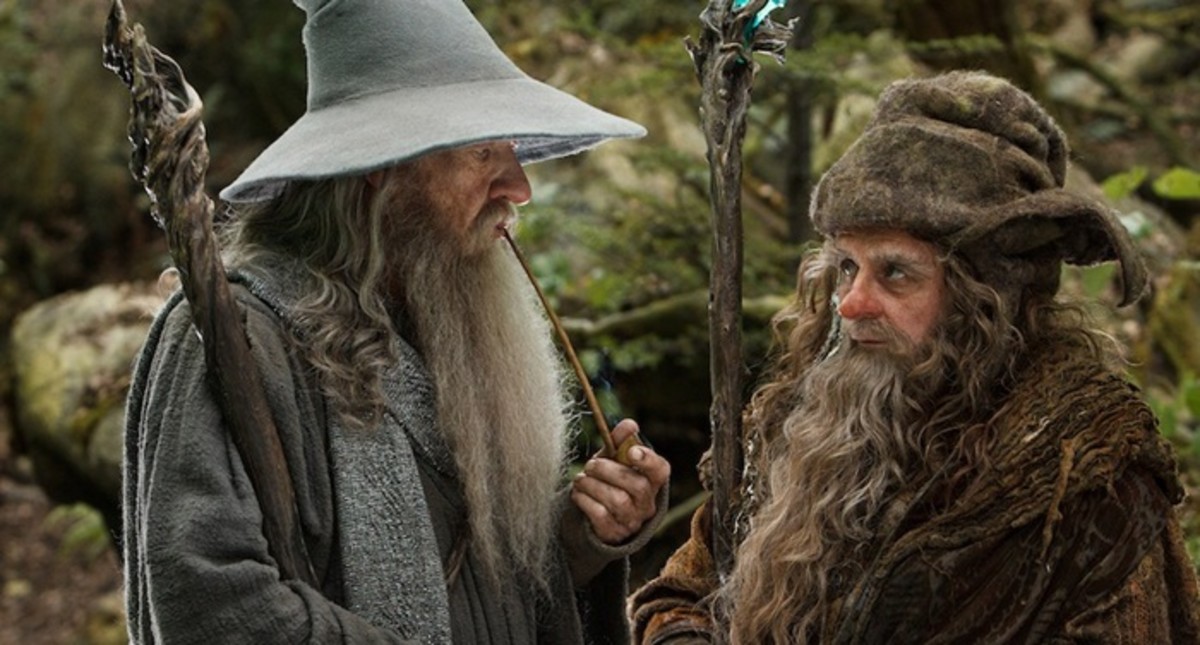 McCoy's (right) Radagast is an off-putting and surreal addition to the cast