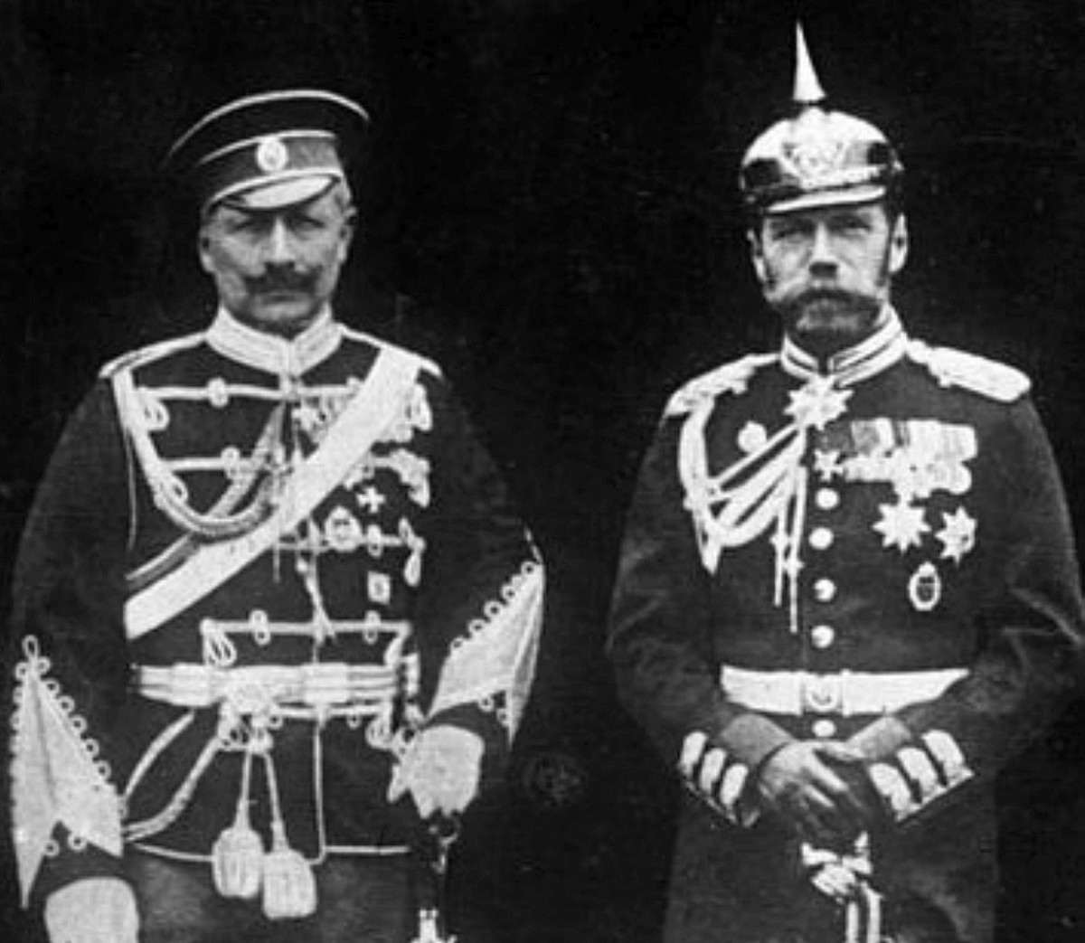 Emperor Wilhelm II of Germany and Tsar Nicholas II of Russia (1905)