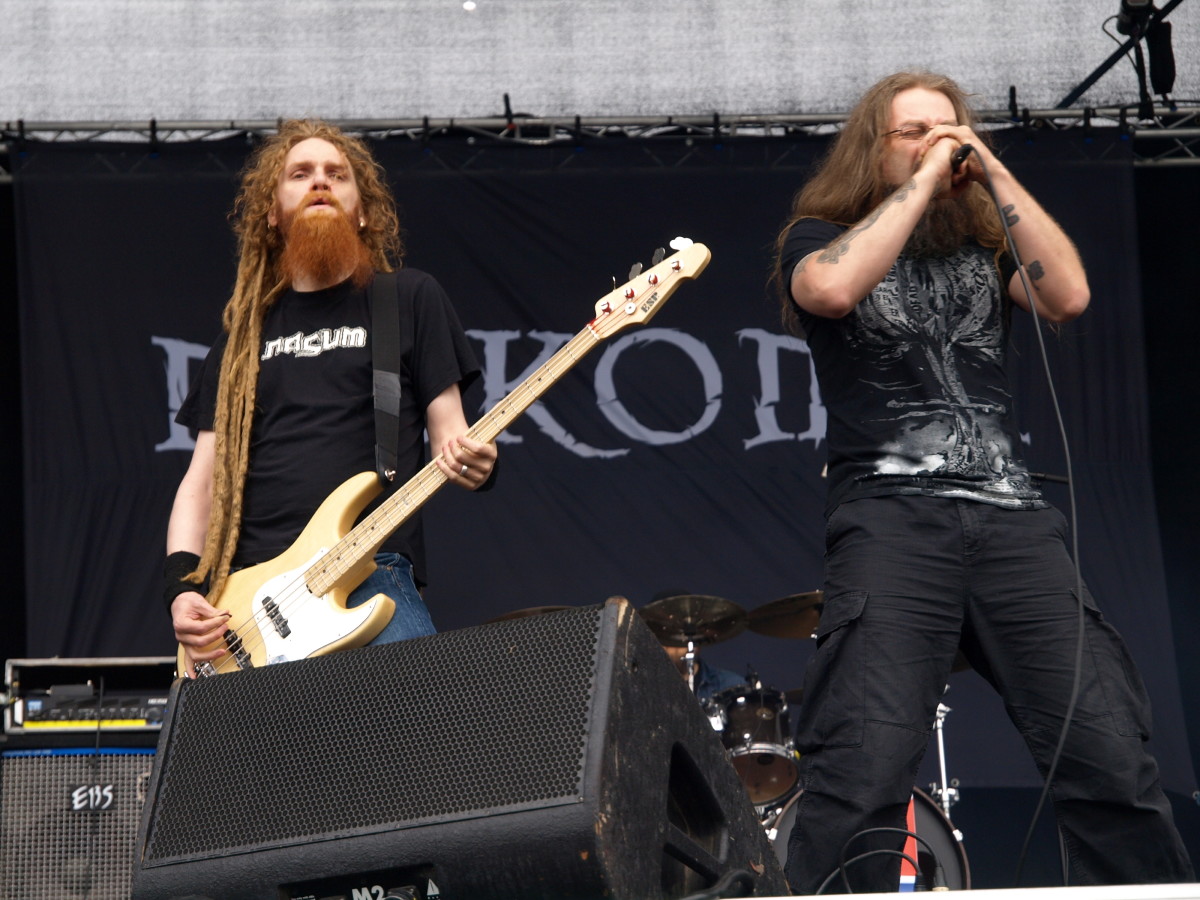 Santtu Hamalainen (left) and vocalist Marko Annala (right).