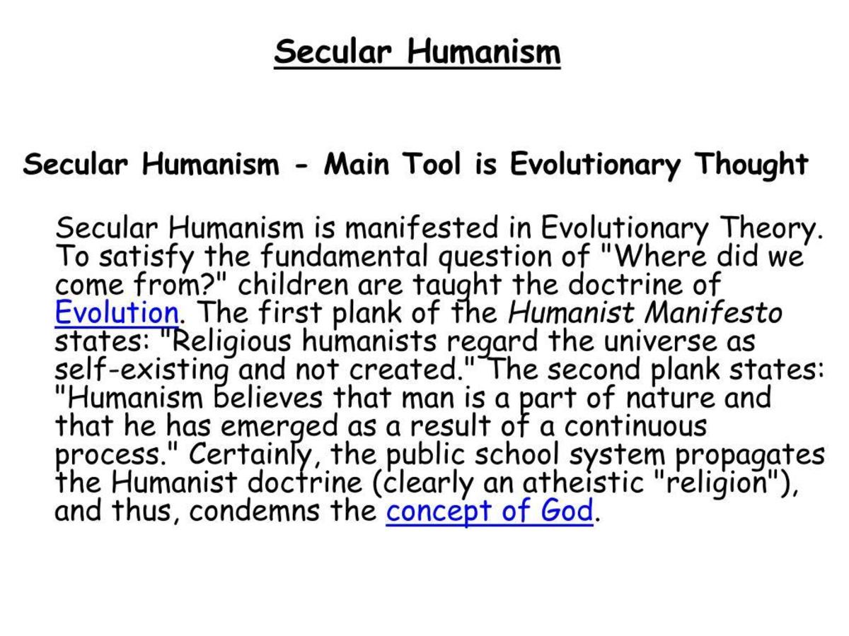 Secular Humanism Depends on the Theory of Evolution