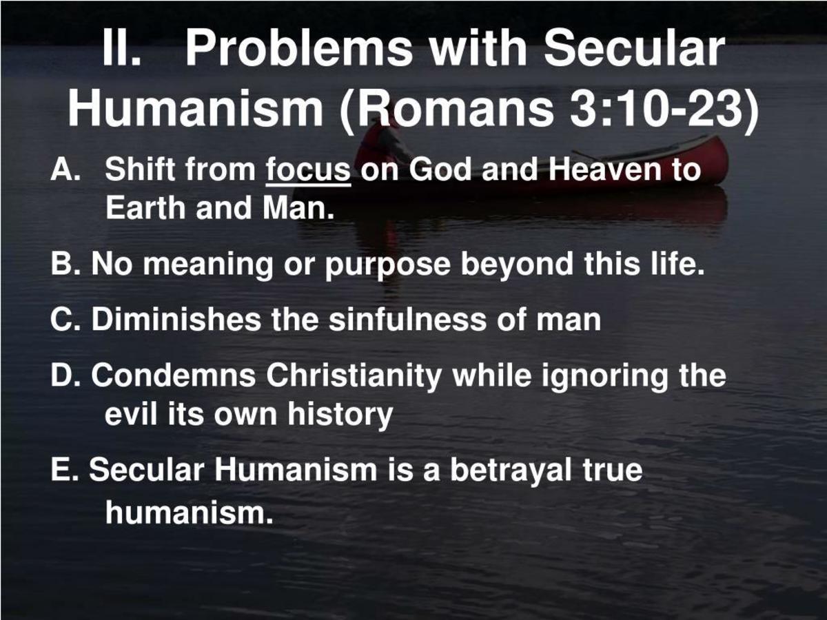 The Problem with Secular Humanism