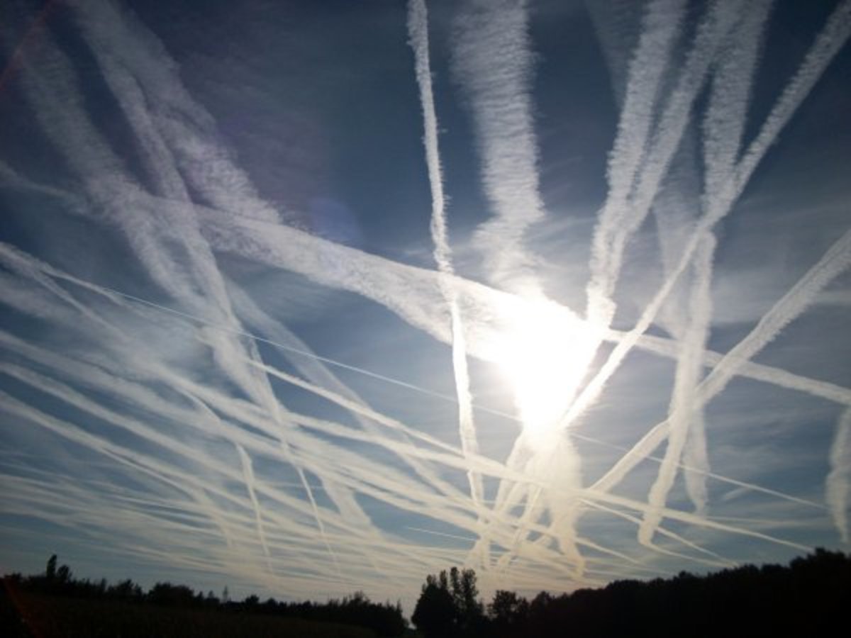 Truly, does this look like naturally occurring contrails too you, really now, there is NO debate.