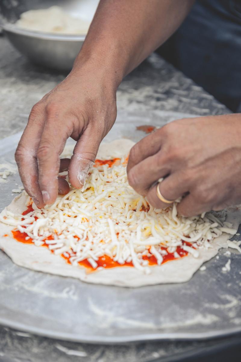 Let your party guests make their own pizzas