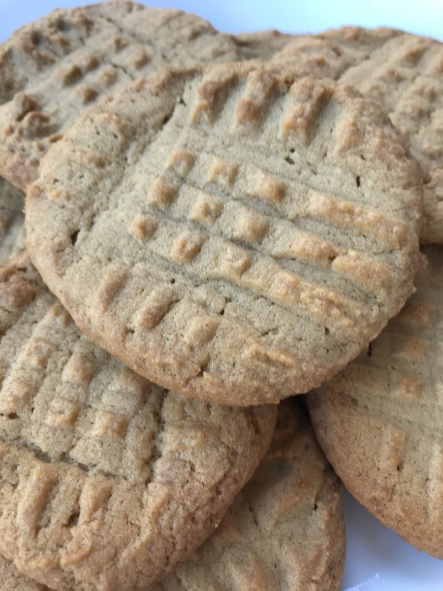 The most perfect peanut butter cookie - buttery, slightly crisp, soft in the middle and absolutely loaded with incredible peanut butter flavor. They disappear fast!