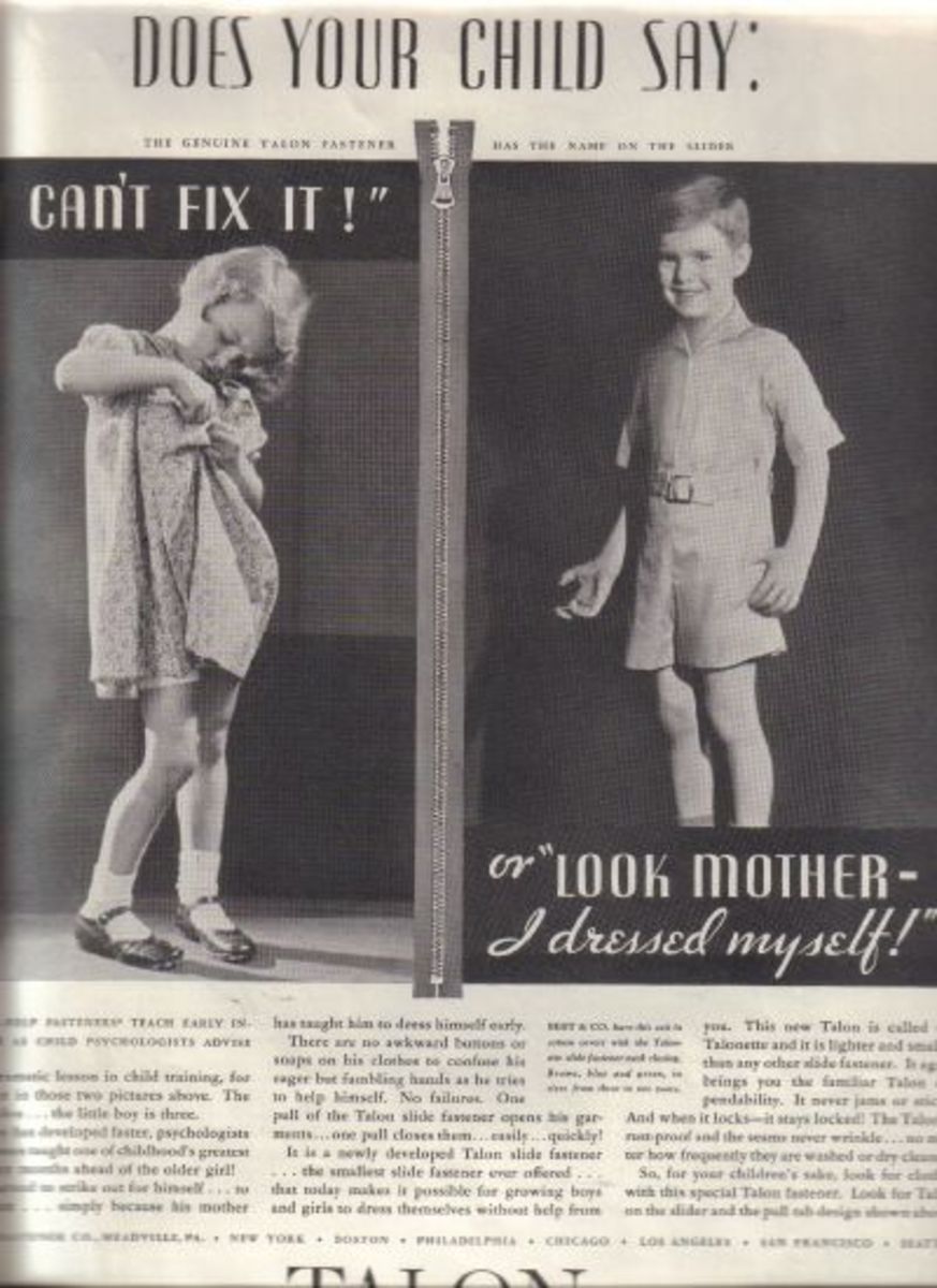 1930s Advertisement for children's clothing