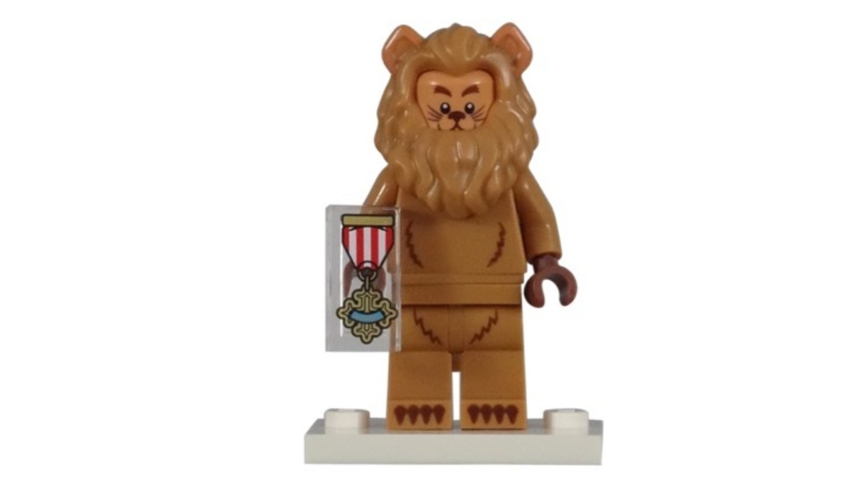 LEGO Cowardly Lion Minifigure 71023-17 Complete