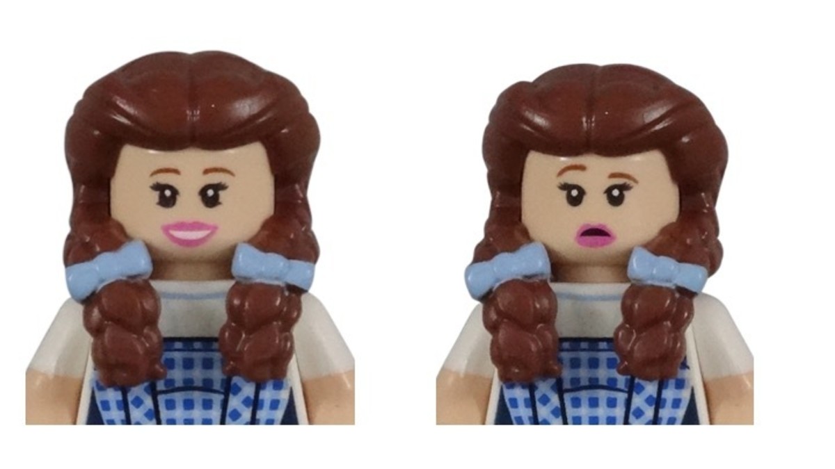 LEGO Dorothy Gale Minifigure 71023-16 Head